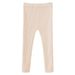 Korean Style Striped Knit Leggings For Girls 8-16 Years - Soft Elastic Waist, Comfortable & Stylish_viptrois.com