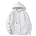 Pure Auumn New Men's 340g Heavyweigh Thickened American Syle Trendy Brand Plain Spors Casual Solid Color Hooded_viptrois.com