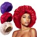Ribbon bow Satin beauty care hair wide brimmed hat headscarf Nightcap_viptrois.com