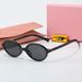 Men's Sunglasses New Anti Ultraviolet Sunglasses Fashion Face Enhancing Small Flat Mirror Sunglasses_viptrois.com