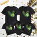 Pure Cotton Parent Child Wear Short Sleeved Solid Color Blank Family Wear_viptrois.com