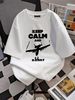 A 10 Warthog Keep Calm . Brrrt Tee T-shirt Homme Stylish Streetwear Graphic Soft Versatile Top For Everyday Wear Slightly Comfortable Summer_viptrois.com