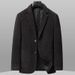 Men's Tweed Blazer – Slim-Fit Casual Jacket (Black/Dark Brown/Grey, M-4XL) Men's Clothing_viptrois.com
