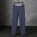 Men's Slim Fit Dress Pants For Business Casual, Wrinkle-Free & Anti-Stretch, Comfortable Office Work Trousers_viptrois.com