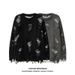 Loom European American High Street Two-Piece Oversize Ripped For Men Women, Autumn And Winter Lazy Style Hollow Design_viptrois.com
