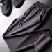 Men's Clothing Summer Thin Ice Silk Pants Men's Casual Versatile Trousers Source Loose Sports Pants Slim Elastic Nine Point Leg_viptrois.com