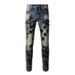 Men's Clothing American Style Trendy Jeans For Young Men Elastic High Craft Leather Star Slim Fit Men's Skinny Jeans 694_viptrois.com