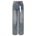 Men's Clothing Trendy European And American Style Men's Trendy New Anti Old Casual Straight Pants Flared Pants Jeans American Style_viptrois.com