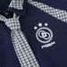 College Style Two-Piece Tie Long Sleeve Polo Sweatshirt Men's Spring Autumn Street Fashion Patchwork Plaid_viptrois.com