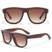 Oversized Square Concave Sunglasses - UV400 Protection (2025 European-American Fashion, Unisex Large Frame Design)_viptrois.com