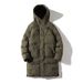 Men's Winter Long Down Jacket With Hood, Thickened Polyester Coat For Cold Weather, Plus Size Available From M To 8XL, Black/Grey/Green_viptrois.com