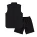 Men's Clothing Fashion Casual Lapel Cardigan Vest Shorts Thin Suit_viptrois.com