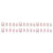 Beauty & Health Pink And White Gradient Irregular Gold Simple Cat Eye Clean White Ins Style Nail Art Pieces Detachable 30 Pieces_viptrois.com