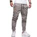 Men's Utility Jogger Pants – High-Waisted Streetwear Trousers With Cargo Pockets (S-3XL, 7 Colors, Polyester)_viptrois.com