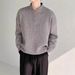 Pullover Men's Spring And Autumn Fashion Casual Design Stand-up Neck Knitted Sweater_viptrois.com