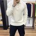 Loom Loom European Station Knitted Polo Shirt For Men, High-End Slim Fit Long Sleeve Turn-Down Collar Paul Swea, Base Wool_viptrois.com