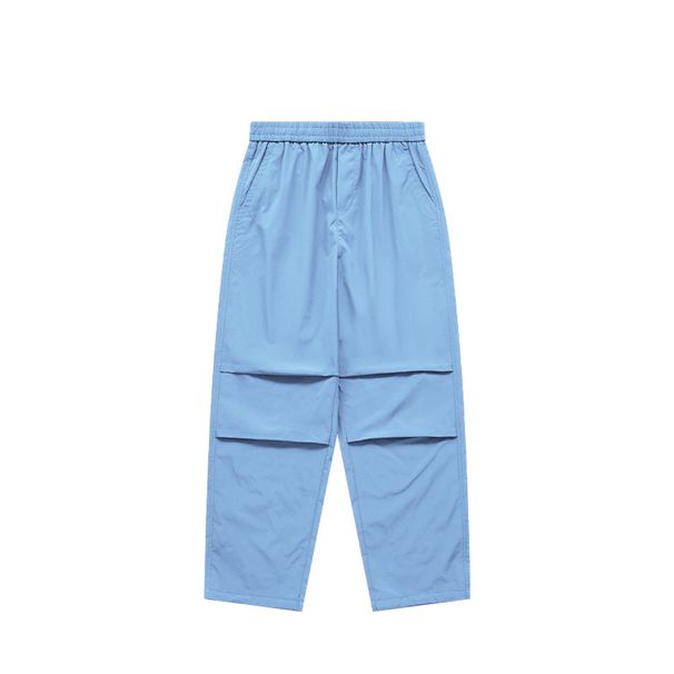 Men's Clothing Dopamine Wide-Leg Parachute Pants For Women & Men - Streetwear Joggers With Adjustable Drawstring Waist, Polyester Casual Trousers_viptrois.com