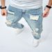 New Casual Jeans Men's American Trend Loose Fitting High Street Wide Leg Pants Selfie_viptrois.com