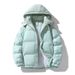 Men's Clothing Unisex Winter Hooded Cotton Jacket - Windproof Thickened Parka Coat For Men & Women, Casual Streetwear With Detachable Hood_viptrois.com