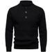 2025 Autumn Winter New British Henry Collar Sweater Men's Fashion Trend Casual Knitwear Wholesale_viptrois.com