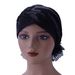 Sunflower Lace Headscarf – Fashionable Sequin Bao Tou Hat For Women (Breathable White Hair Cover, Internet Celebrity Style)_viptrois.com