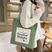 Women's Bags Canvas Bags Various Patterns Canvas Tote Bags Student Handbags Book Bags One Shoulder Cartoon Cloth Bags Wholesale_viptrois.com