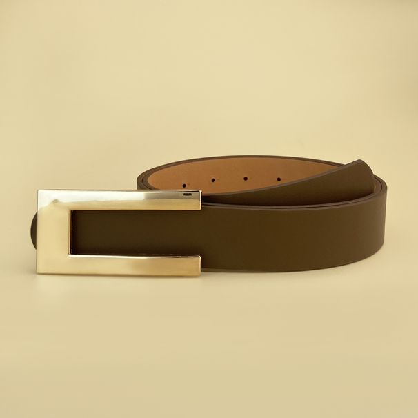 New Belt for Women with Minimalist Button Waist Belt Women's Instagram Belt Fashionable and Versatile Decoration_viptrois.com