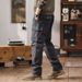 Men's Heavy Duty Work Pants - Relaxed Fit Straight Leg Cargo Pants With Multi-Pockets, Durable Cotton(Black, Grey, Army Green, Khaki)_viptrois.com