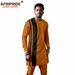 Men's clothing African national printing batik cotton men's casual set_viptrois.com