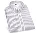 Men’s Clothing Men's Shirt Short Sleeves Ice Silk Elastic Non Iron Stripes Daily Casual Style Drape Shirt Summer_viptrois.com