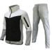 Men's Autumn Casual Wear European Goods Hooded Zipper Sweater Sports Set Men_viptrois.com
