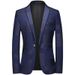 CT Plus Size 2025 New Casual Slim Fit Jacquard Wedding Men's Trendy Suit_viptrois.com