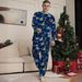Christmas Cotton Printed Family Baby Boys and Girls Baby with Dog Europhobia Christmas Family pajamas_viptrois.com