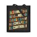 Halloween Style Print Black And White Canvas Portable Shopping_viptrois.com