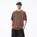 Large Size Men's Trendy Brand Short-sleeved T-shirt Men's Summer Loose Half-sleeved Bottoming Shirt Men's Printed Crew Neck T-shirt Cross-border_viptrois.com