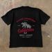 American Style Summer High Street Letter Coconut Tree Print T-Shirt Versatile Short Sleeve Cotton Men's Crew Neck Loose_viptrois.com