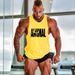 Men's Clothing Sports Muscle Waistcoat Training Sleeveless T Shirt Trendy Casual Loose Fitness Clothes Vest_viptrois.com