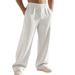 Men's Heavyweight Hip-Hop Sweatpants – Relaxed Fit, Straight-Leg Joggers With Jacquard Stripes For Casual & Streetwear_viptrois.com