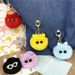 Bag Charm Cartoon Coal Briquette Keychain Cute Ugly Cute Doll Pendant Plush Bag Pendant Car Keychain Accessories Gift_viptrois.com