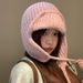 Winter Atmosphere Ins Korean Knitted Woolen For Women, Autumn And Winter Warm Ear Protection Flight Hat, Ski Bag Hat_viptrois.com
