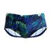 UXH Nordic Men's Green Leaf Fashion Sexy Underwire Enhancing Swim Trunks Summer Trendy Beach Boxer Shorts_viptrois.com