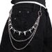 Hip-hop Punk Metal Rivets Stage Performance, Multi-layer Waist Chain Outfit, Jeans Accessories_viptrois.com