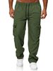 Men's Clothing Vintage American Casual Tactical Work Pants For Men - Relaxed Fit, Multi-Pocket, Durable Polyester, Outdoor & Commuter_viptrois.com