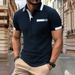 New Men's Simple And Versatile Top Line Slim Fit Short Sleeved T-shirt_viptrois.com