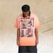 Men's Distressed Ripped Washed T-Shirt, American Style Trendy Short Sleeve Top_viptrois.com