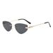 Men's Sunglasses New Metal Frameless Women's Sunglasses Fashion Trend Internet Celebrity Glasses Sunglasses UV Protection Sunglasses_viptrois.com