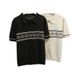 Men's Clothing Summer New Short Sleeved Knitted Polo Shirt Men's Fashion Trend Design Niche Versatile Casual T Shirt Top Trend_viptrois.com