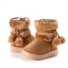 Cross-border children's shoes 2022 fur ball snow boots padded children's boots warm cotton shoes manufacturers wholesale a generation of hair_viptrois.com