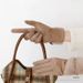 Woolen Suede Winter Fashion, Warm Outdoor Gloves, Windproof And Cold Proof, Suitable For Women's Gloves_viptrois.com