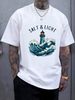 Lighthouse At Sea Salt Light Cotton T Shirt Vintage Christian Trendy Style Homme Fashion Stylish Stretched Designer Clothes Soft Casual Versatile_viptrois.com